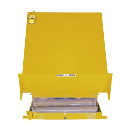 Vestil 40" X 48" Yellow Lift Table, Load Cap. 4000 lb., 460V UNI-4048-4-YEL-460-3